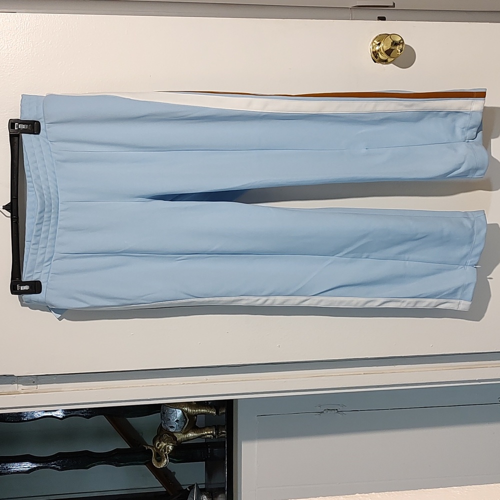 Wild Sable Ladies Light Blue Track Pants With  Zipper Legs Size XL Make An Offer